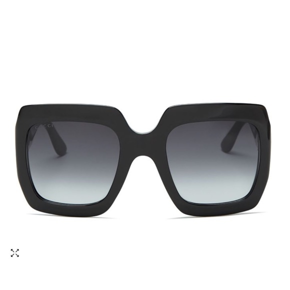 Gucci Oversized Square Sunglasses, 54mm main image 5